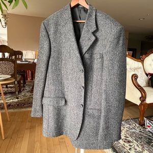 Today’s Man Grey Lambswool Suit Jacket